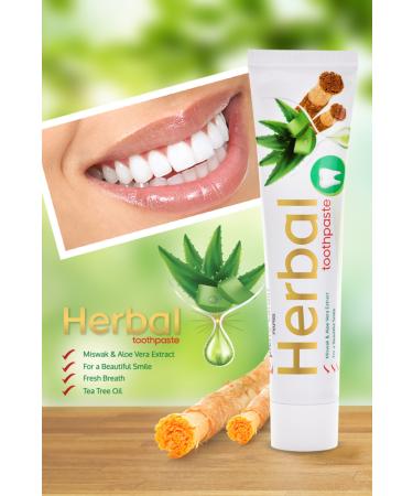 Pierre Cardin Aloe Vera & Miswak & Tea Tree Herbal Toothpaste - 75 Ml - Buy Online on GoSupps.com