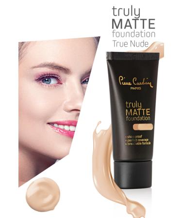 Pierre Cardin Truly Matte Foundation True Nude 30 ml - Buy Online on GoSupps.com