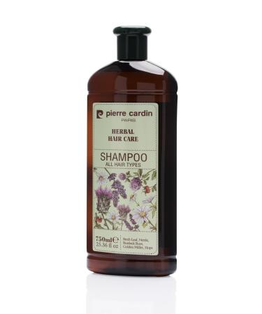 Pierre Cardin Herbal Shampoo For All Hair Types 750 ml Herbal Shampoo (ALL HAIR TYPES) - Buy Online on GoSupps.com