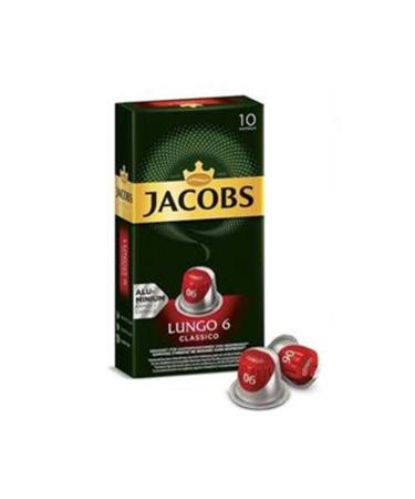 Jacobs Capsule Coffee Aluminum Lungo 6 Classico 10 Pieces