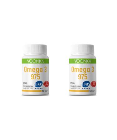 Voonka Omega-3 975 Mg 52 Capsules 2 Boxes