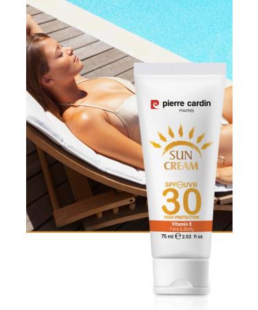 Pierre Cardin Protective Sun Cream 30 Spf High Protection - 75 Ml - Buy Online on GoSupps.com
