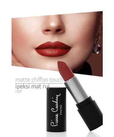 Pierre Cardin Matte Chiffon Touch Lipstick - Red -191 Lipstick - Buy Online on GoSupps.com