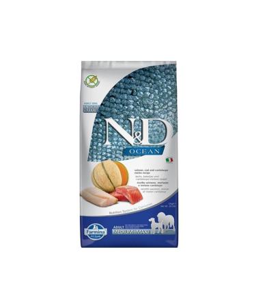 N & D Ocean Salmon & Fish Melon Grain Free Adult Dog Food 12 kg - Buy Online on GoSupps.com