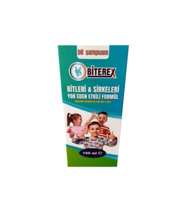 Biterex Lice Shampoo 100 ml Effective Lice And Hair Pedicle Product Comb