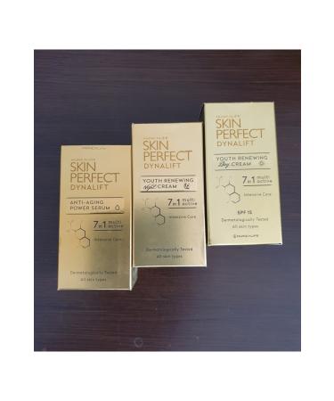 Huncalife Skin Perfect Dynalife Day Cream 35 Ml + Night Cream 35 Ml + Strengthening Serum 35 Ml