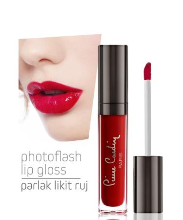 Pierre Cardin Photoflash Lipgloss Shiny Liquid Lipstick - Red Fire 9 ml - Buy Online on GoSupps.com
