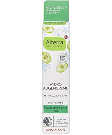Alterra Brand: Water Based Eye Cream with Grape & White Tea 15 Ml Category: Face Cream