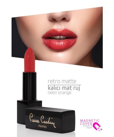 Pierre Cardin Neon Orange Retro Matte Lipstick 148 - Buy Online on GoSupps.com