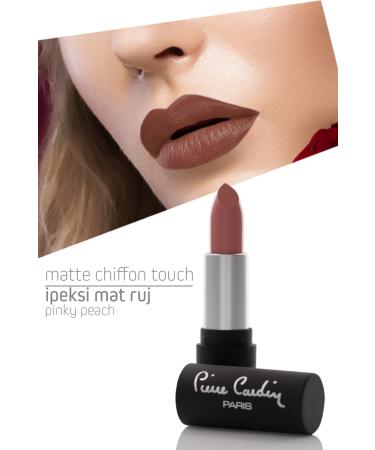 Pierre Cardin Matte Chiffon Touch Lipstick - Pinky Peach -183 - Buy Online on GoSupps.com