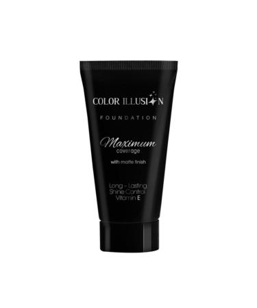 Huncalife Color Illusion Long-Lasting Matte Foundation Crystal Beige 30 ml - 80853