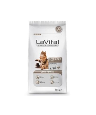 La Vital Neo Pet Market Lavital Lamb Sterilized Cat Food 12kg