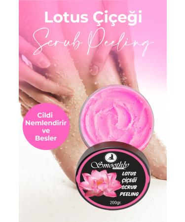 Smoothly Lotus Flower Essence Revitalizing & Softening Hand Foot and Body Care Peeling 200gr - Buy Online on GoSupps.com