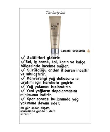 Dory Store The Body Lab Siberian Wellness Cellulite Cream - Buy Online on GoSupps.com