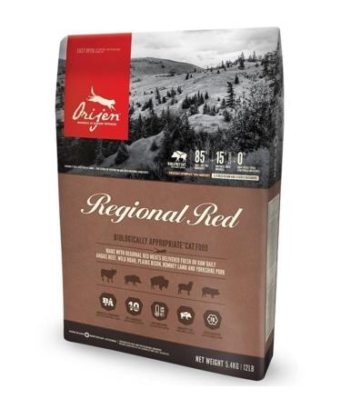 Orijen Regional Red Grain Free Adult Cat Food 5.4 Kg - Buy Online on GoSupps.com