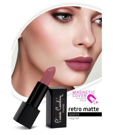 Pierre Cardin Rosy Red Retro Matte Lipstick 139 - Buy Online on GoSupps.com