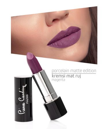 Pierre Cardin Lipstick - Porcelain Lipstick - Matte Edition Lipstick Magenta 204 8680570486330