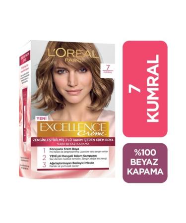 L'Oreal Paris L'or al Paris Excellence Creme Hair Dye 7 Blonde