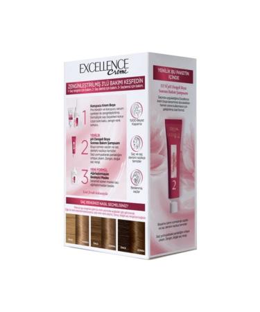 L'Oreal Paris L'or al Paris Excellence Creme Hair Dye 7 Blonde - Buy Online on GoSupps.com