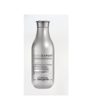 L'oreal Professionnel Serie Expert Silver Color Balancing Purple Care Cream for Very Light Blonde Gray and White Hair 200 Ml