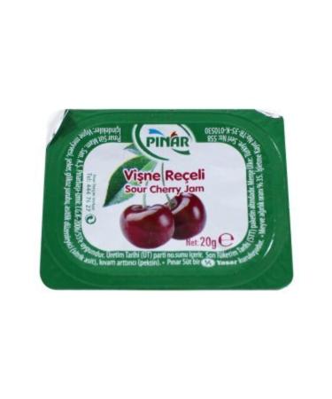 Pinar Gourmet Jam Cherry 20 Gr (144 Pieces in a Box)