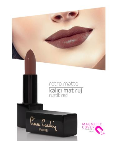 Pierre Cardin Rustic Red Retro Matte Lipstick 147 - Buy Online on GoSupps.com
