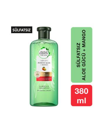 Herbal Essences Sulfate Free Color Protection and Moisture Aloe Mango Shampoo 380 ml