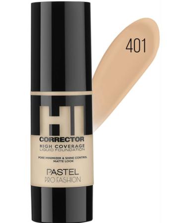 Pastel High Coverage Liquid Foundation 401