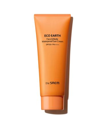 The Saem Waterproof Face & Body Sunscreen 100 gr - Eco Earth Face & Body Waterproof SPF 50+ and PA++++ - Buy Online on GoSupps.com