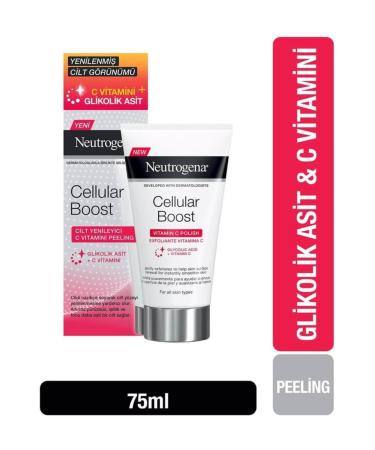 Neutrogena Brand: Peeling Cellular Boost with Vitamin C 75 Ml Category: Make-up Remover