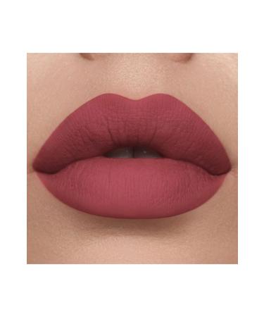 Cleo Cosmet cs 24 Hour Waterproof Matte Lipstick Crayon Spicy - Dark Pink 303