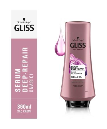 Gliss Brand: Serum Deep Repair Conditioner 360 Ml Category: Conditioner - Buy Online on GoSupps.com