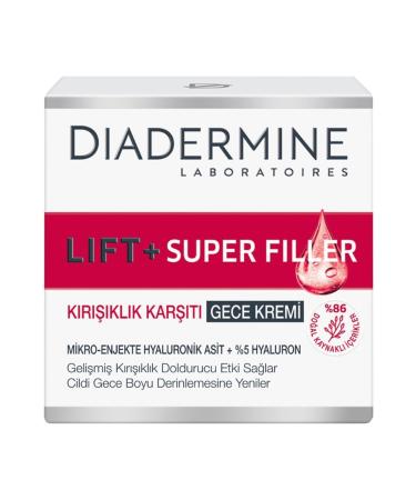 Diadermine Superfiller Anti-Wrinkle Night Cream with Hyaluron Effect 50 Ml
