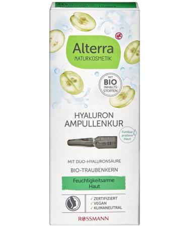 Alterra Concentrate Ampoule Cure Hyaluron Content - For Skin Types That Need Moisture 7x1 Ml