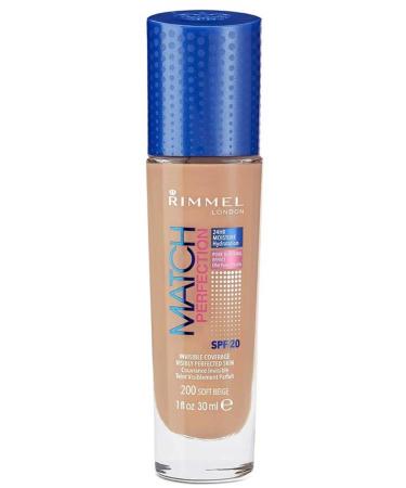Rimmel London Brand: Match Perfection Foundation - Soft Beige 200 Category: Foundation