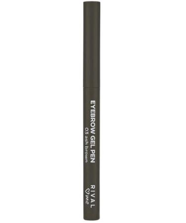 Rival Loves Me Brand: Eyebrow Pencil Gel No:03 Ash Brown Category: Eyebrow Pencil & Eyebrow Shadow