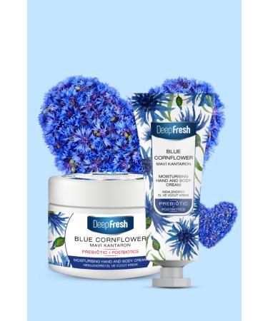 Deep Fresh Prebiotic Moisturizing Hand and Body Cream Blue St. John's Wort 50 ml and 250 ml - Buy Online on GoSupps.com