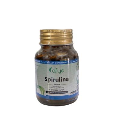 Afye Spirulina Food Supplement 60 Capsules