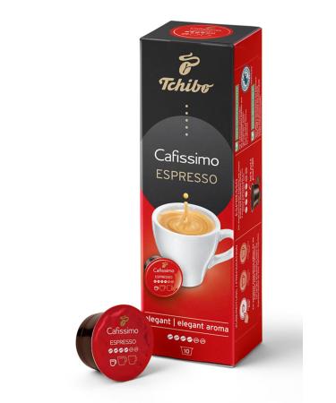 Tchibo Cafissimo Espresso Elegant Aroma 80 Capsule Coffee - Advantageous Package - Buy Online on GoSupps.com