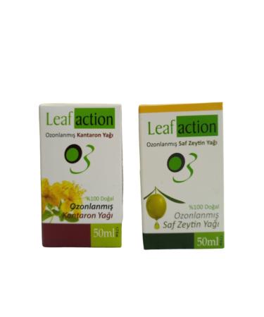 Leaf Action Ozonated Pure Olive Oil & St. John's Wort Oil