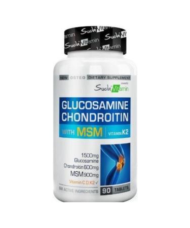 Vitamin Glucosamine Chondroitin With Msm Vitamin K2 90 Tablets in Water