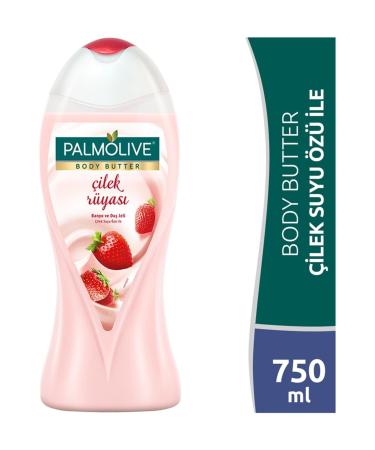 Palmolive Brand: Body Butter Strawberry Shower Gel 750 Ml Category: Shower Gel - Buy Online on GoSupps.com