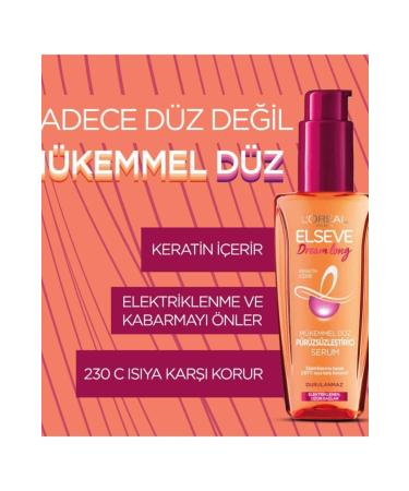 Elseve Dream Long Hair Serum Perfect Straight Smoothing 100 Ml Category: Hair Vitamin - Buy Online on GoSupps.com