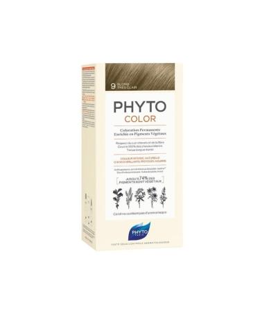 Phyto Color 9 Light Blonde Ammonia-Free Permanent Herbal Hair Dye