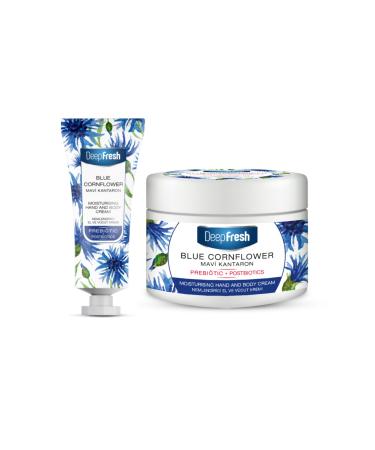 Deep Fresh Prebiotic Moisturizing Hand and Body Cream Blue St. John's Wort 50 ml and 250 ml
