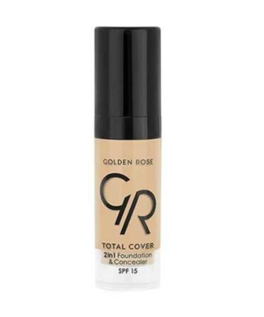 Golden Rose Total Cover 2in1 Foundation & Concealer Mini Size No:03