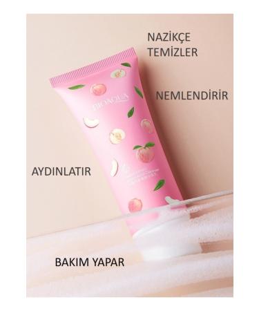 BIOAQUA Peach and Amino Acid Sensitive Facial Cleanser 100 gr - Buy Online on GoSupps.com