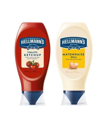 Hellmann's Ketchup 480gr + mayonnaise 395gr Set