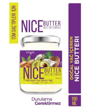 Doppel Leben Nice Butter Hair Nourishing and Strengthening Hair Mask Hair Care Oil 190 ml