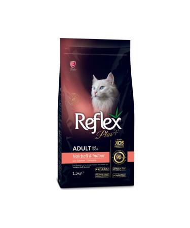 Reflex Plus Salmon Hairball Cat Food 1.5 Kg